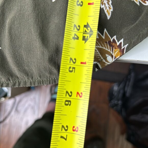 Sandro Paris Brown Floral Pink Collared Silk Blouse - Picture 10 of 14